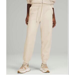 LULULEMON SCUBA JOGGER RELAXED HIGH -RISE WHITE OPAL WOMEN SIZE 6